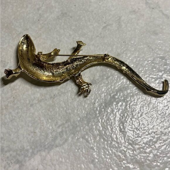 𝅺VINTAGE Lizard Brooch  - Picture 2 of 2